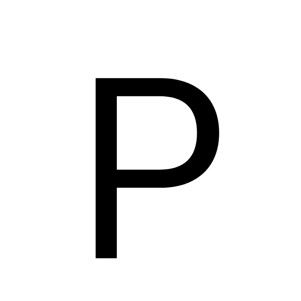 Letter P