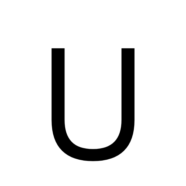 Letter U