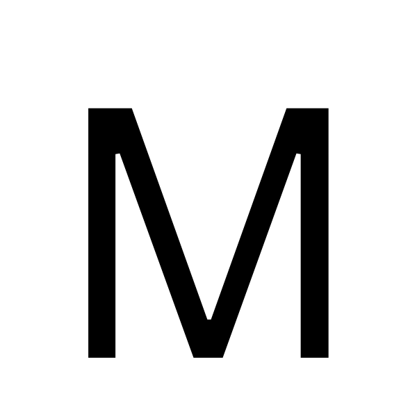 Letter M