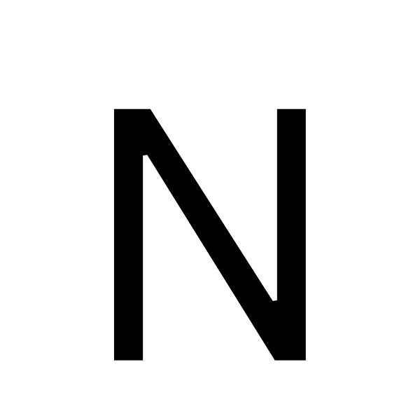 Letter N