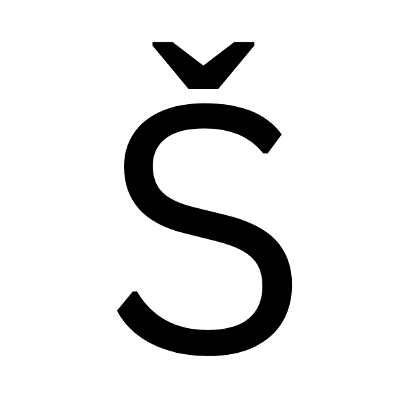 Letter Š