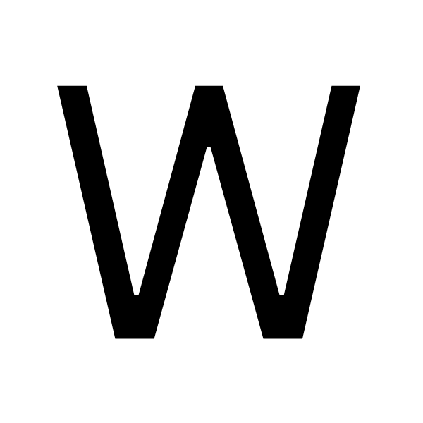 Letter W