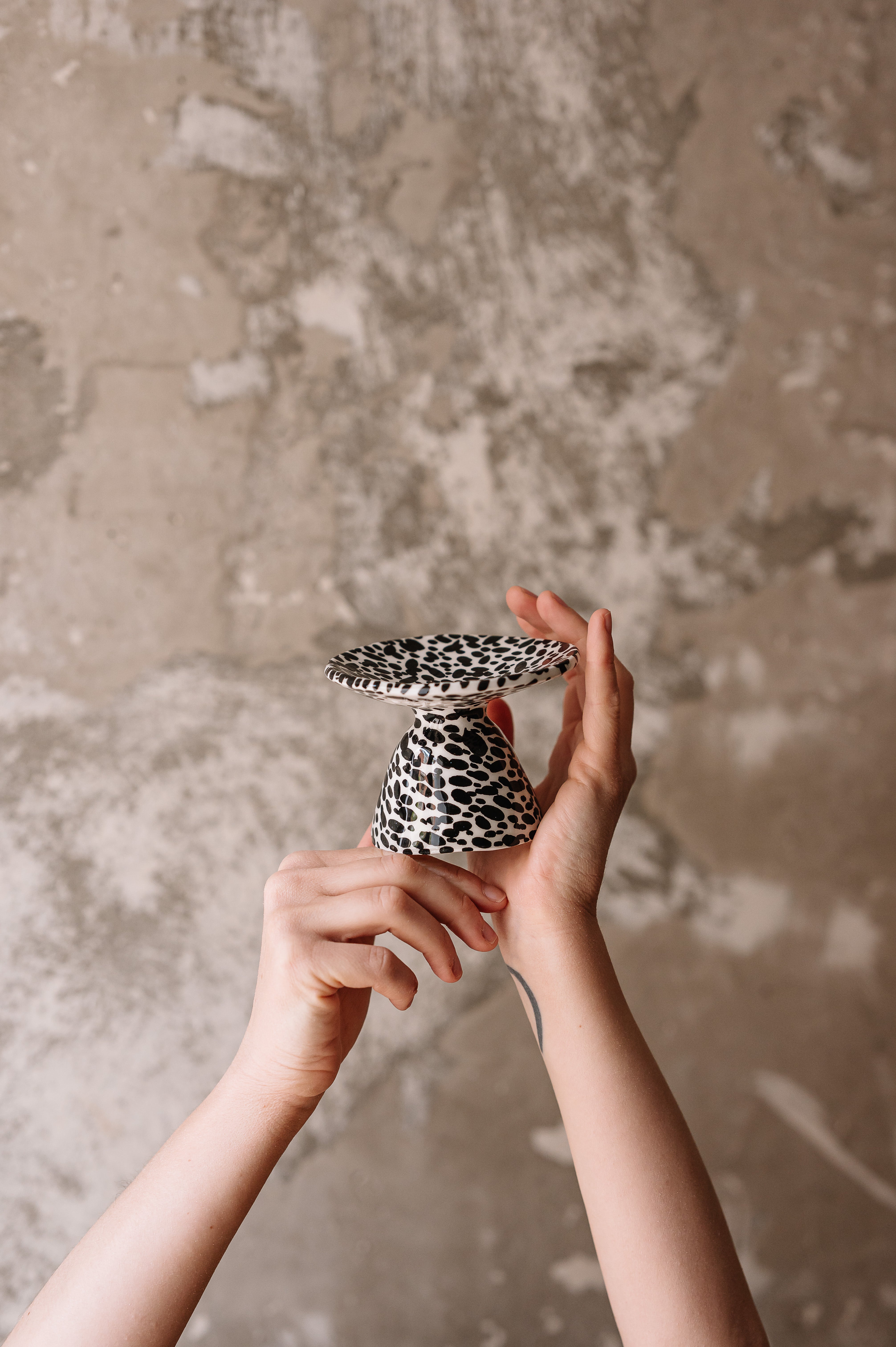 Cake Stand Freeform Dots