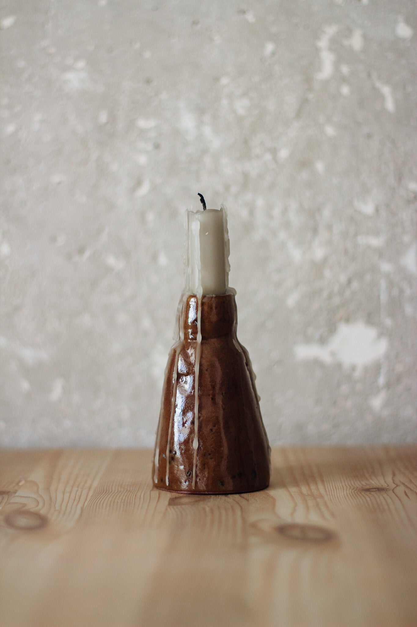 Candle Holder Volcanic Ash