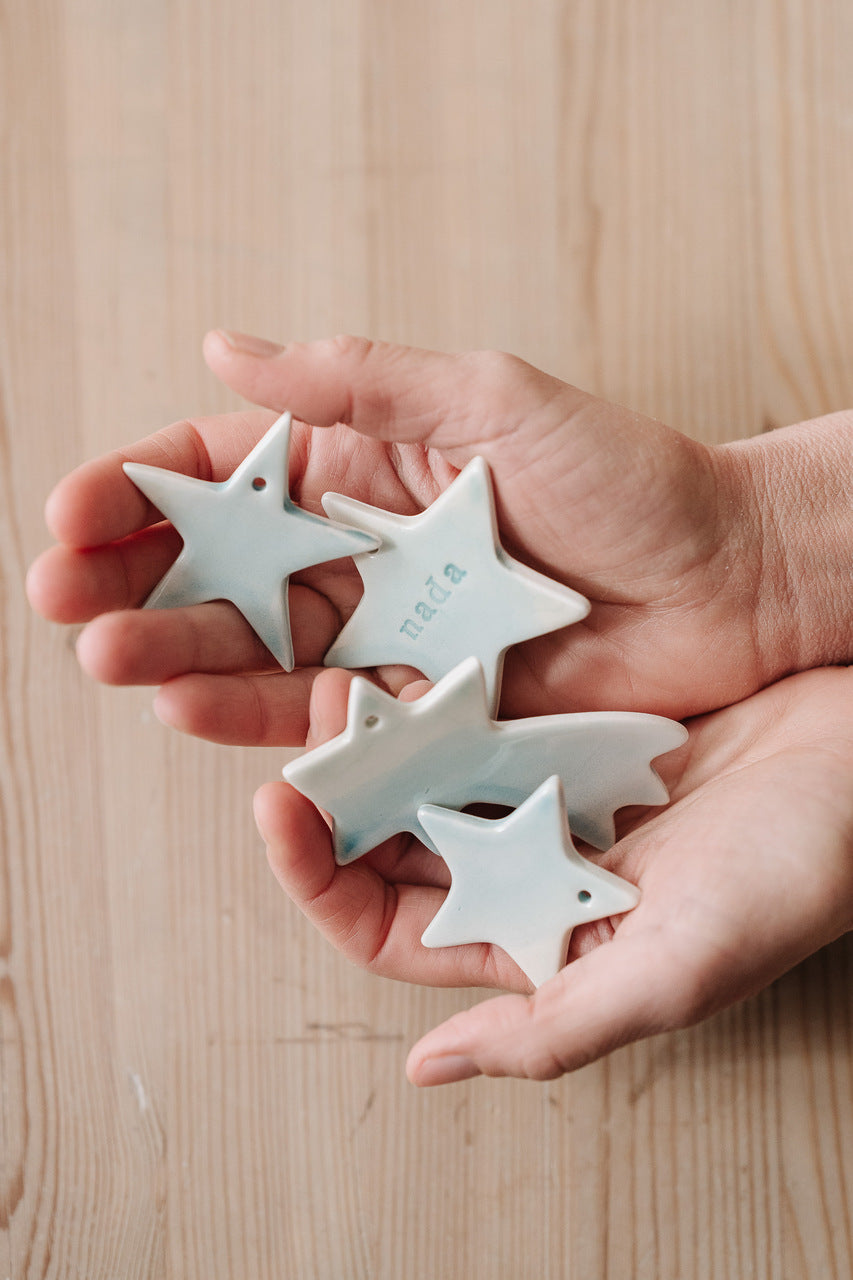 Set of Christmas Star Ornaments